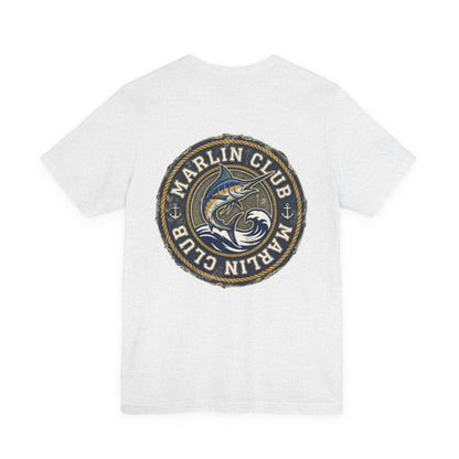 Marlin Club Tee - Back Image (Small Badge on Front)