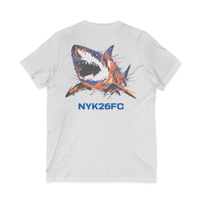 •V• Shark V-Neck Tee - NYK26FC GWS Slash (Front Logo)