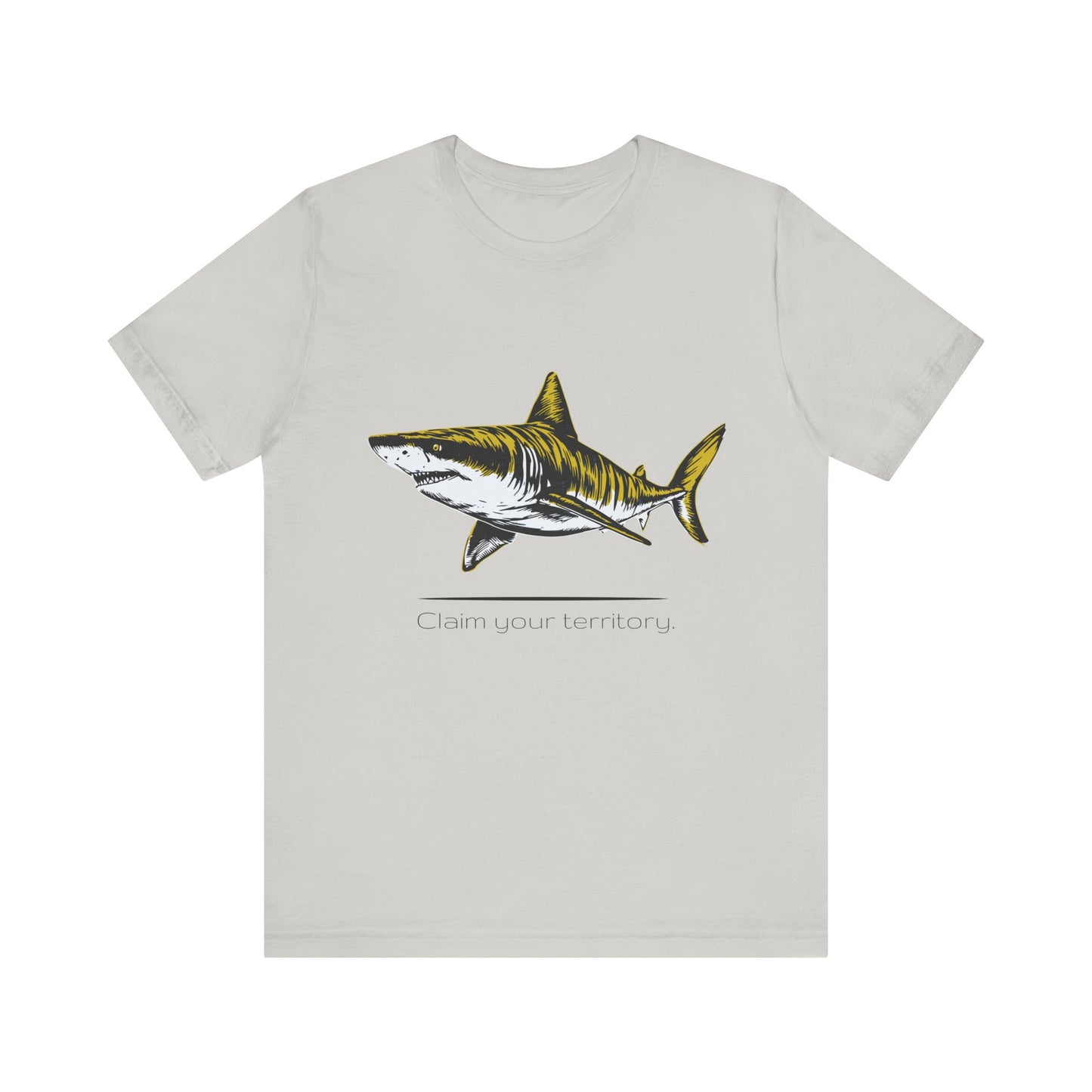 Tiger Shark "Claim your territory" Graphic Unisex Jersey Tee