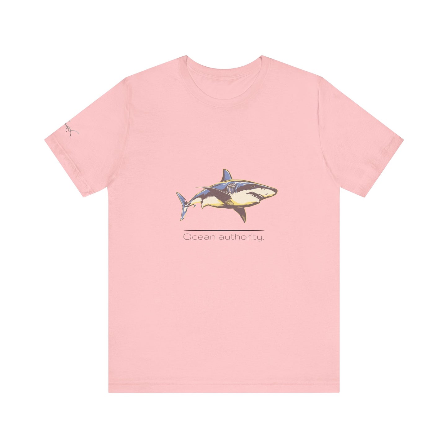 Great White Shark "Ocean Authority" Graphic Unisex Jersey Tee