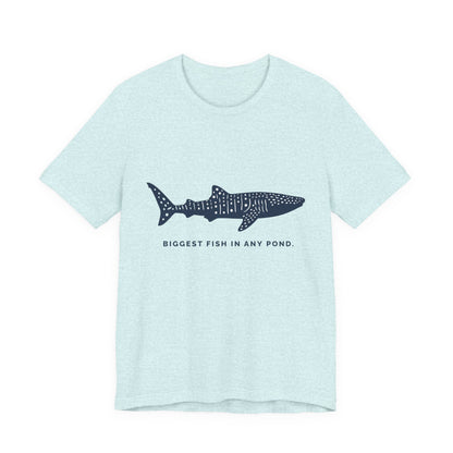 Shark Tee –  Whale Shark Silhouette "Biggest Fish In Any Pond"