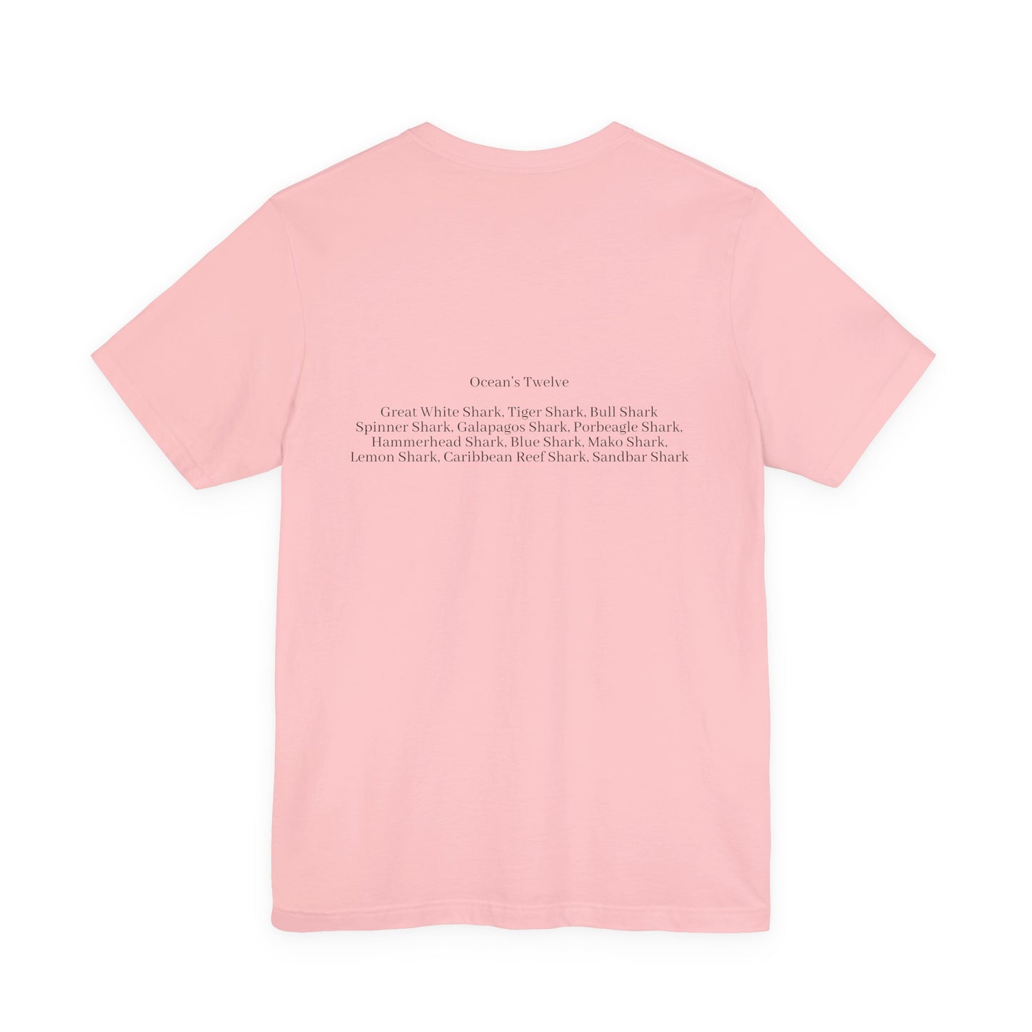 Shark Tee - Ocean's Twelve (Shark List on Back)