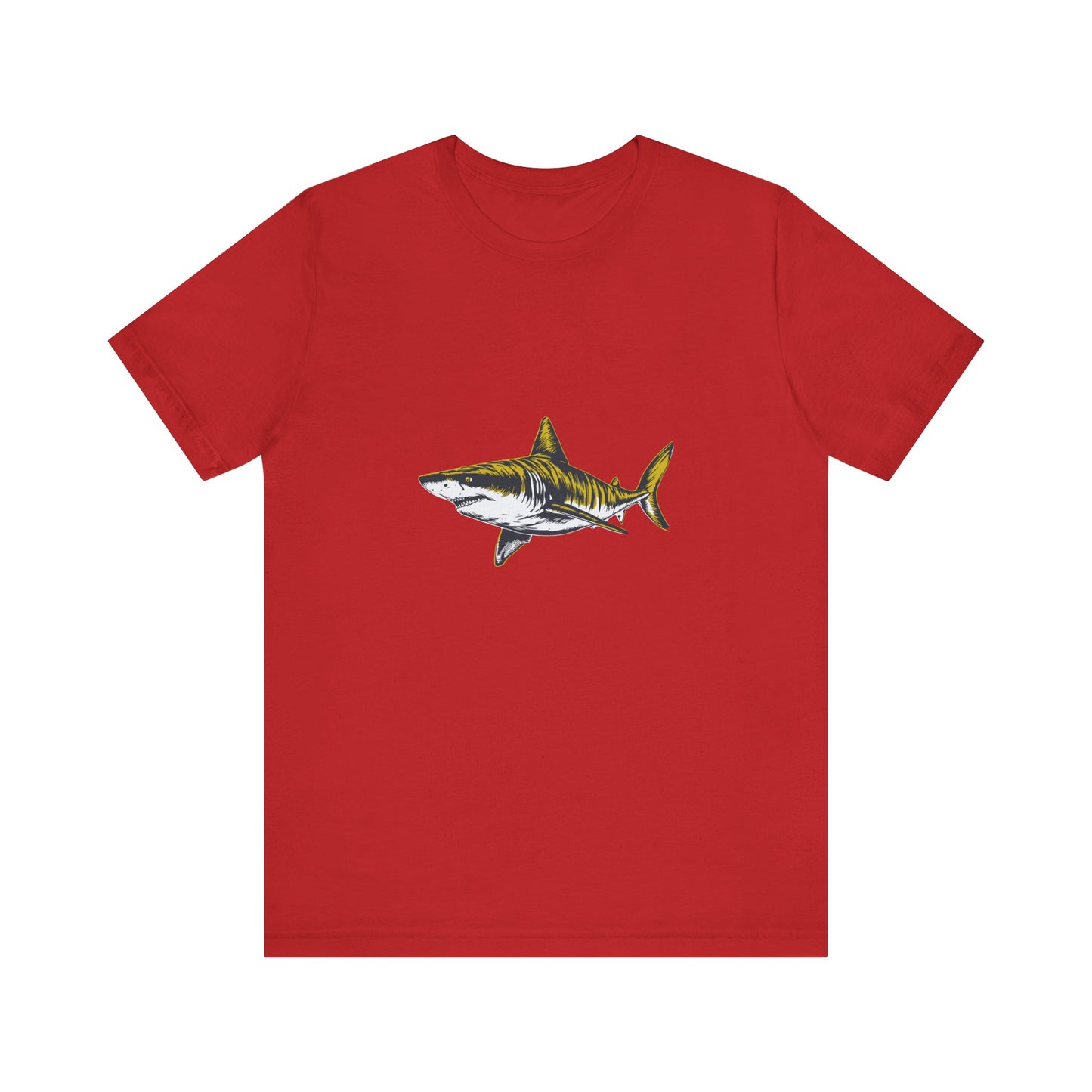 Vintage Tiger Shark Graphic Unisex Jersey Tee