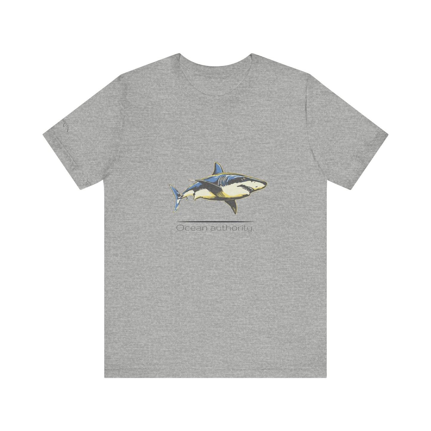 Great White Shark "Ocean Authority" Graphic Unisex Jersey Tee