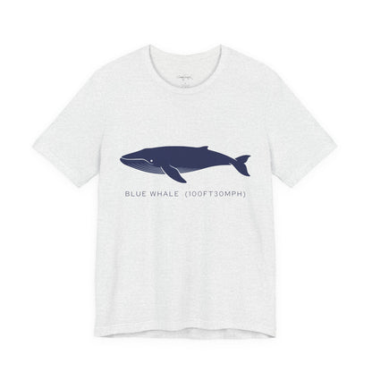 Blue Whale Tee - "Stats"