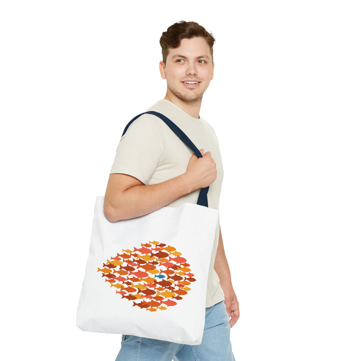 Fish Tote Bag - Fall School