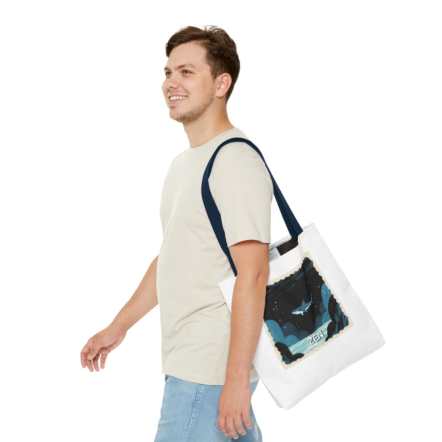 Shark Tote Bag - "Zen"