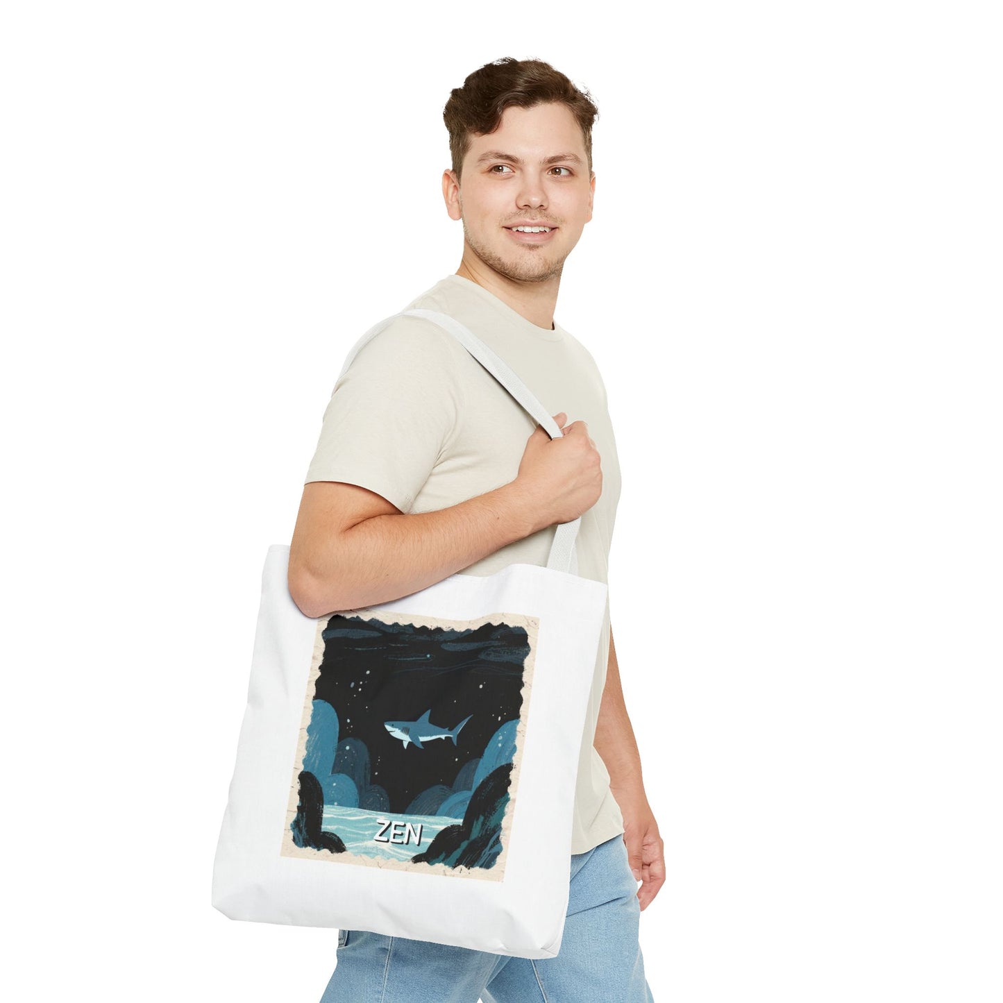 Shark Tote Bag - "Zen"