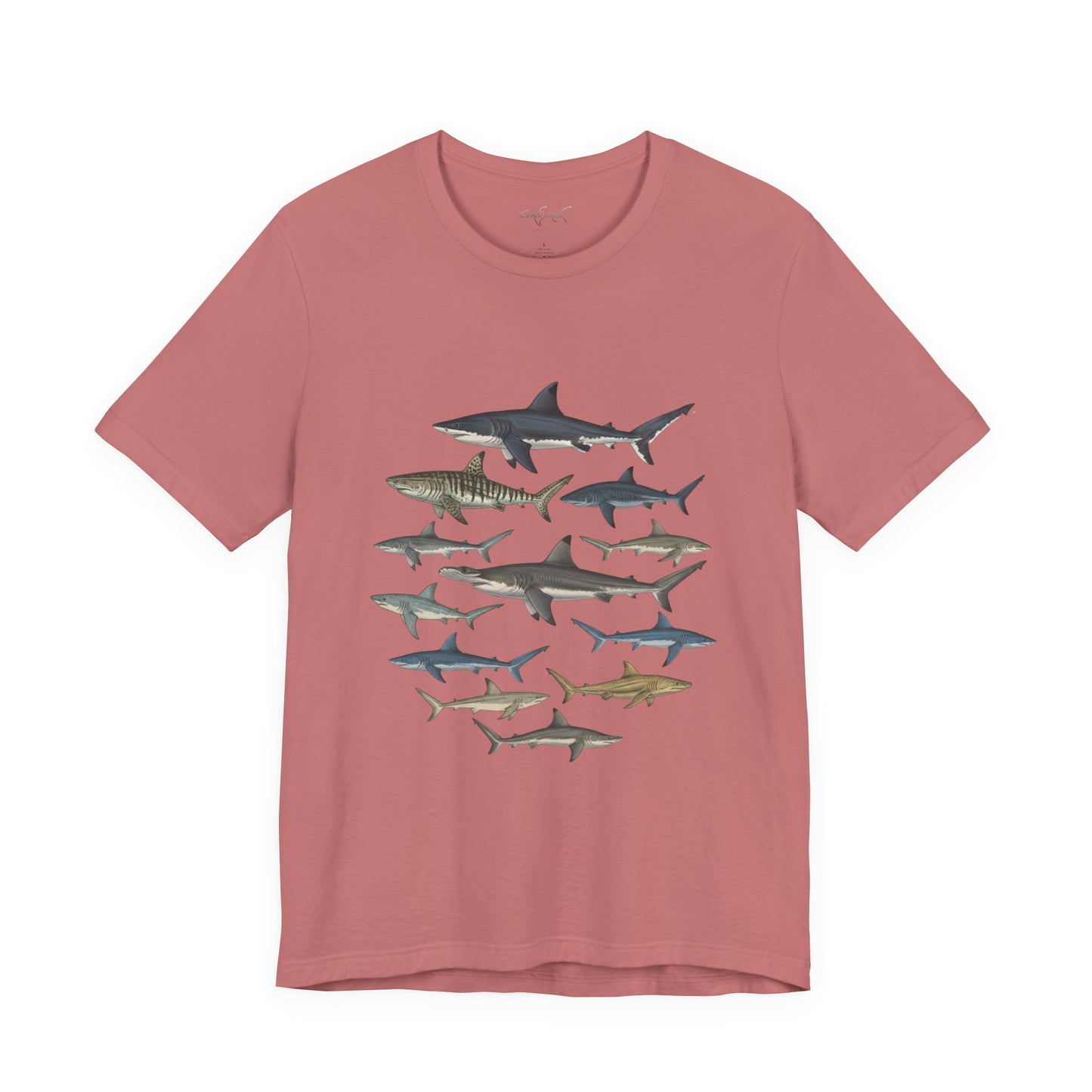 Shark Tee - Ocean's Twelve (Shark List on Back)