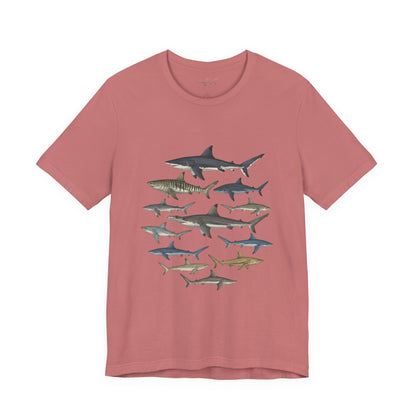 Shark Tee - Ocean's Twelve (Shark List on Back)
