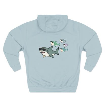 Sharky Pullover Hoodie - Sharky School (Front Logo)