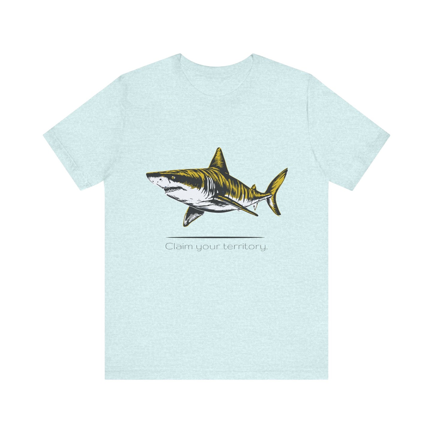 Tiger Shark "Claim your territory" Graphic Unisex Jersey Tee
