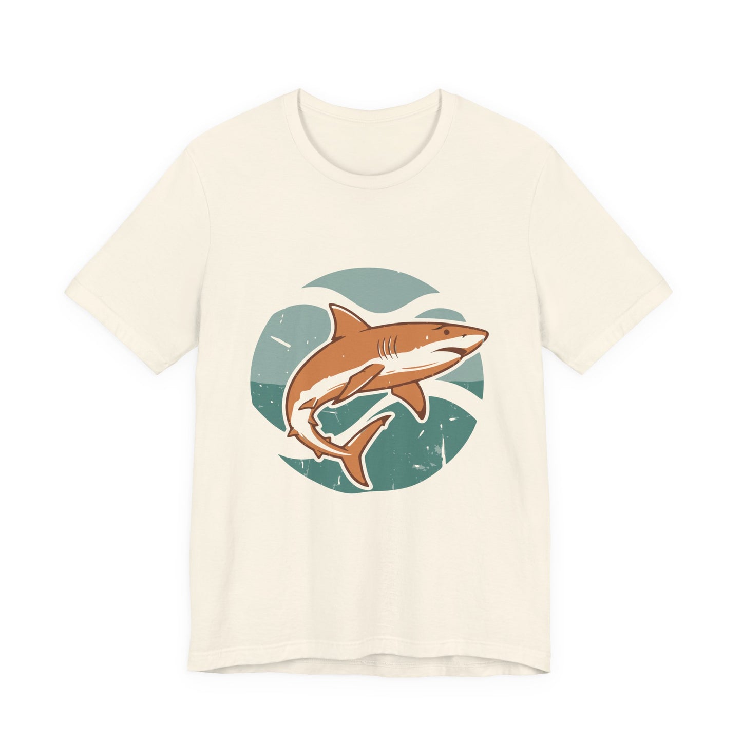 Shark Tee - Retro Orange