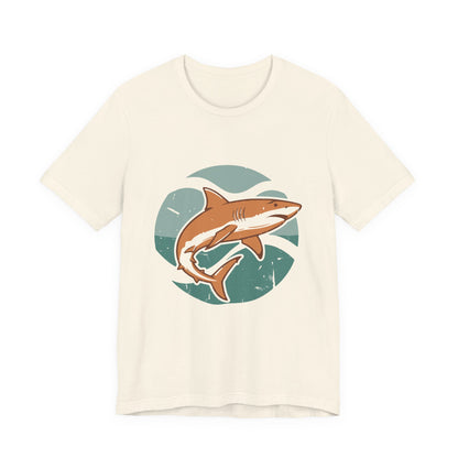 Shark Tee - Retro Orange