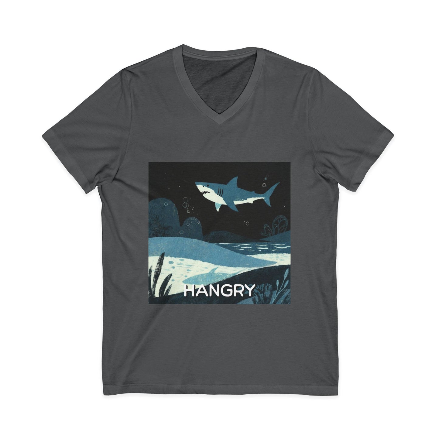 •V• Shark V-Neck Tee - Hangry