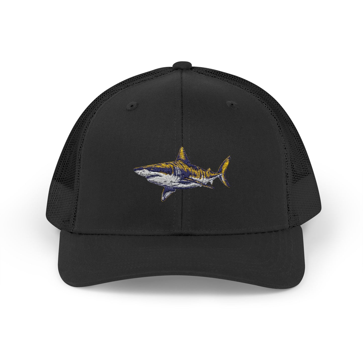 Tiger Shark Embroidered Snapback Cap