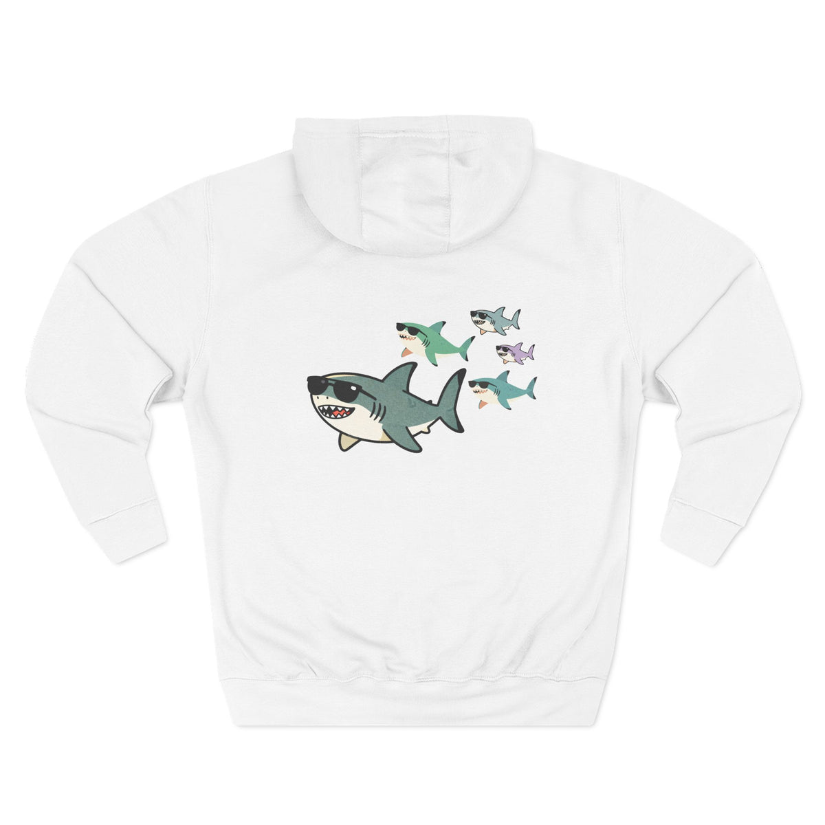 Sharky Pullover Hoodie - Sharky School (Front Logo)