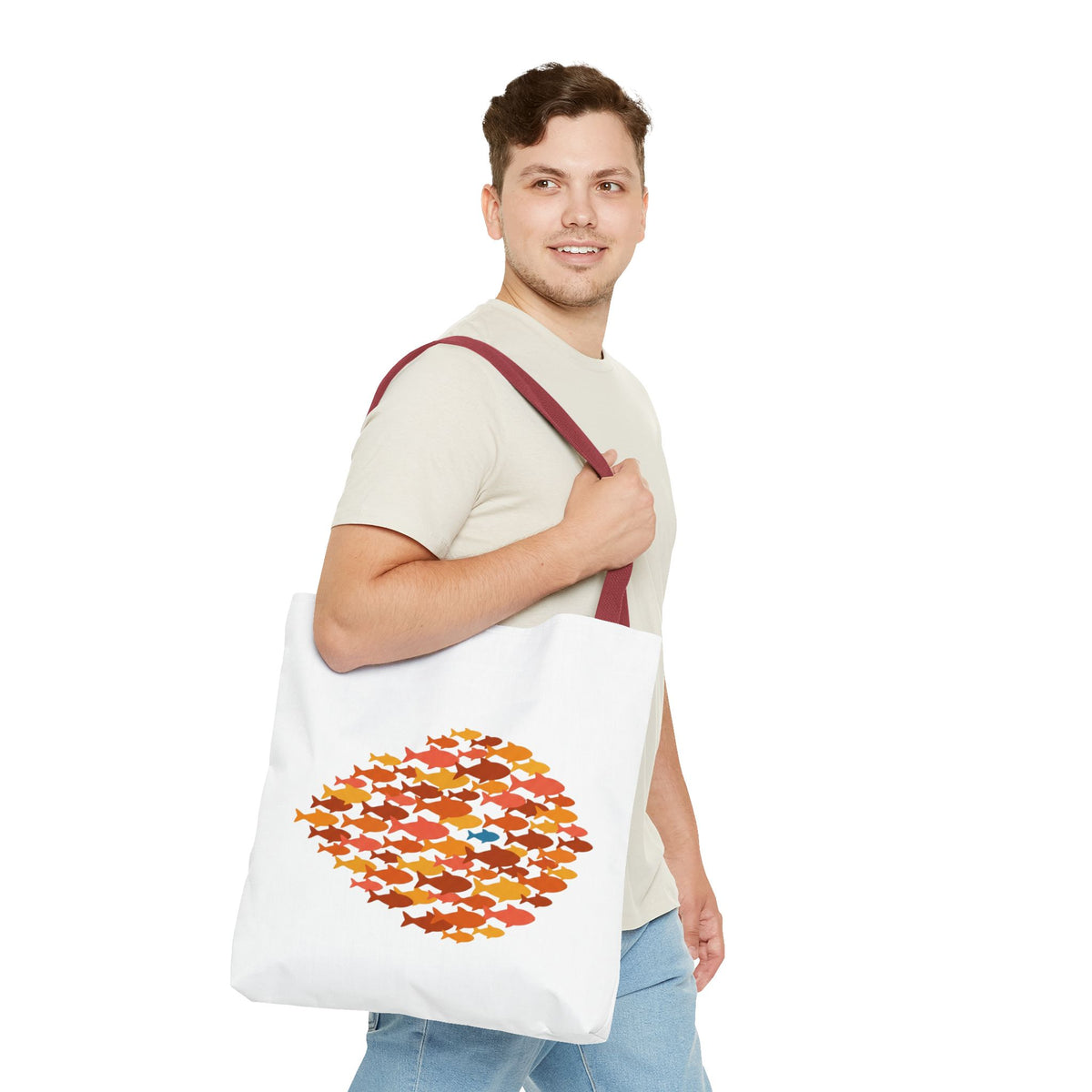 Fish Tote Bag - Fall School