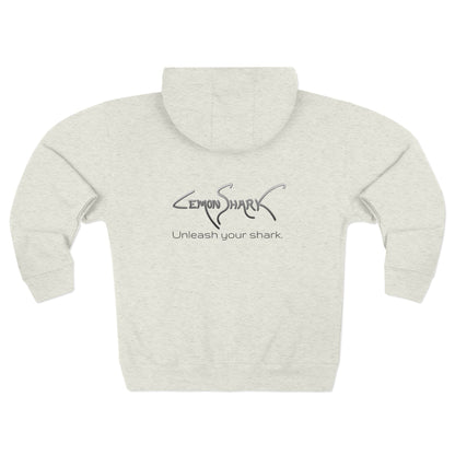 Shark Zip Hoodie - Lemon Shark Logo Unleash Your Shark