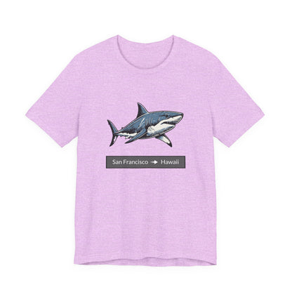 Shark Tee - San Francisco to Hawaii