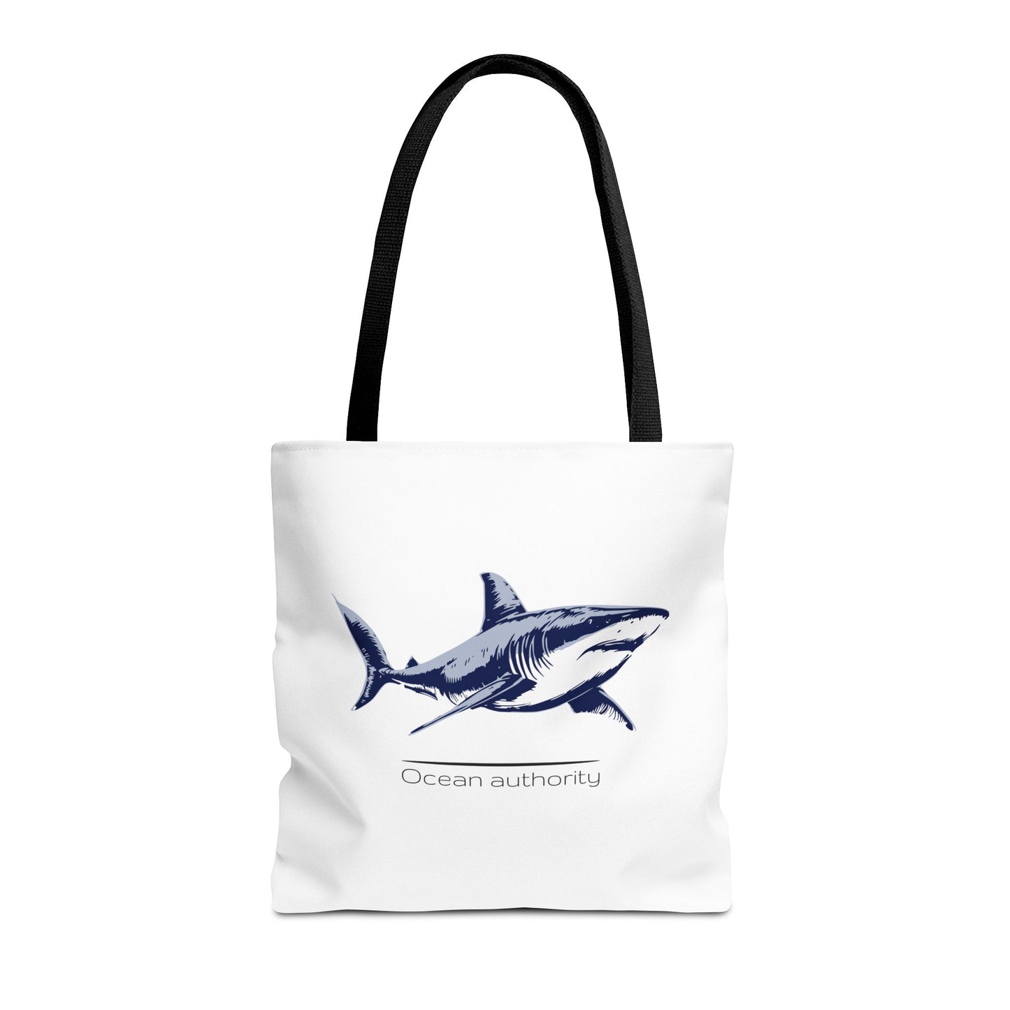 Shark Tote Bag — 'Ocean Authority' & 'Unleash Your Shark' Printed Tote