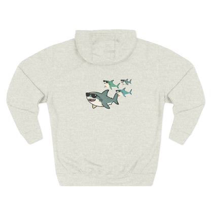Sharky Pullover Hoodie - Sharky School (Logo on Front)