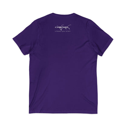 •V• Shark V-Neck Tee - Breach White
