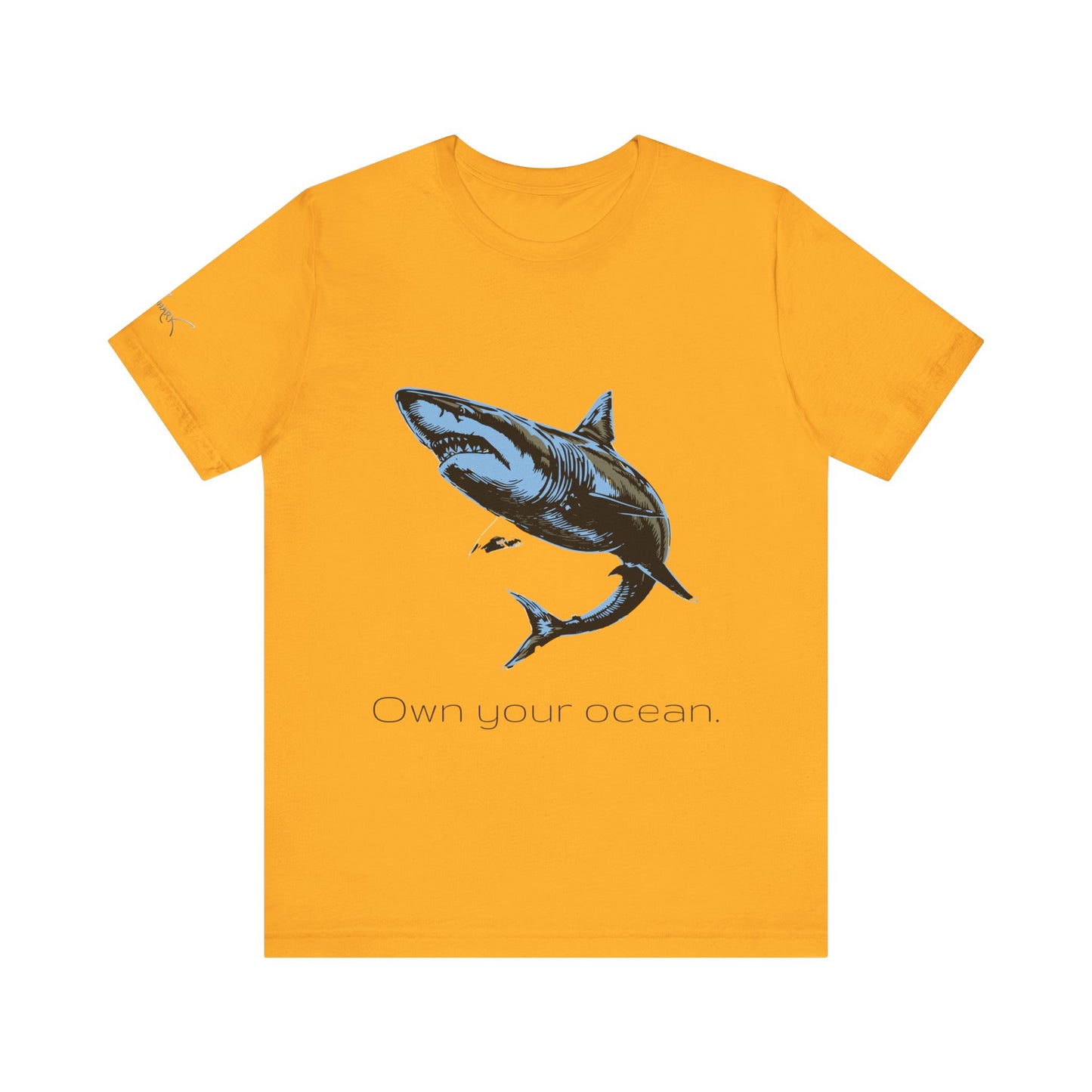 Great White Shark "Own your ocean" Graphic Unisex Jersey Tee