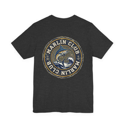 Marlin Club Tee - Back Image (Small Badge on Front)
