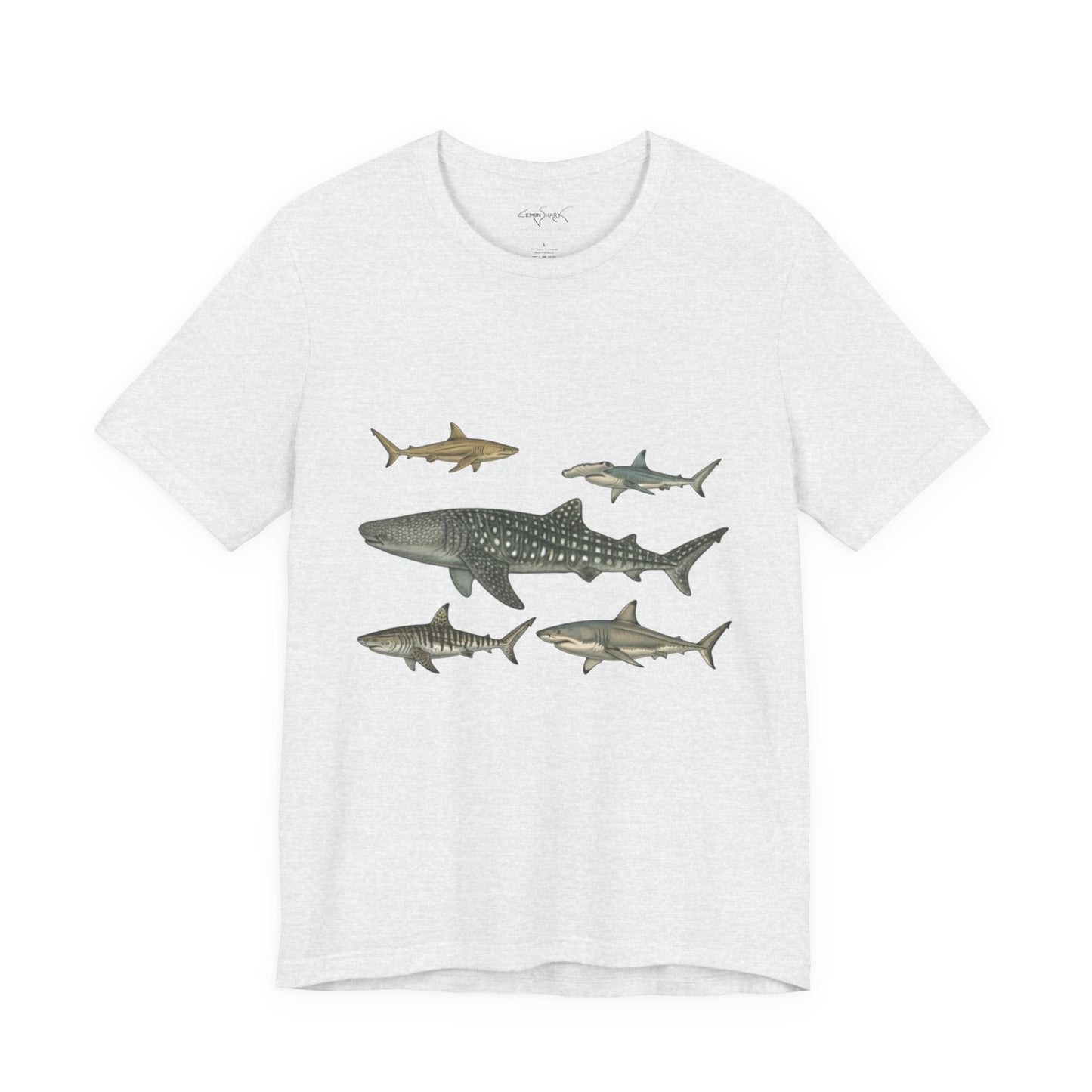 Shark Tee - Ocean's Five (Logo on Back)