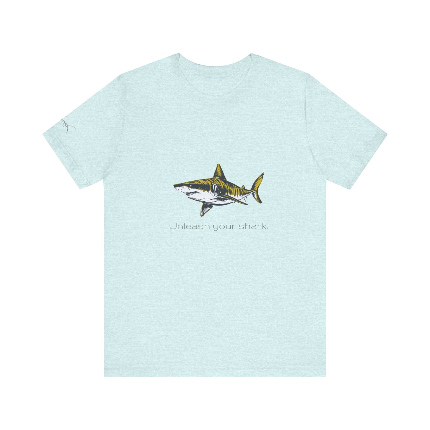 Tiger Shark "Unleash your shark" Graphic Unisex Jersey Tee