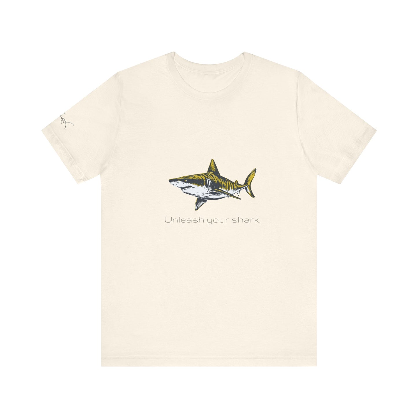 Tiger Shark "Unleash your shark" Graphic Unisex Jersey Tee