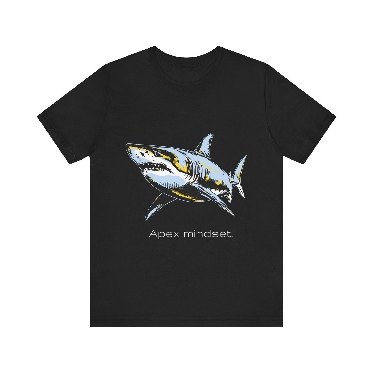 Great White Shark Ultimate "Unleash your shark" V-Neck Graphic Unisex Jersey Tee