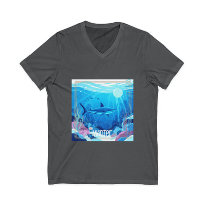 •V• Shark V-Neck Tee - Ocean Seasons 1 Winter