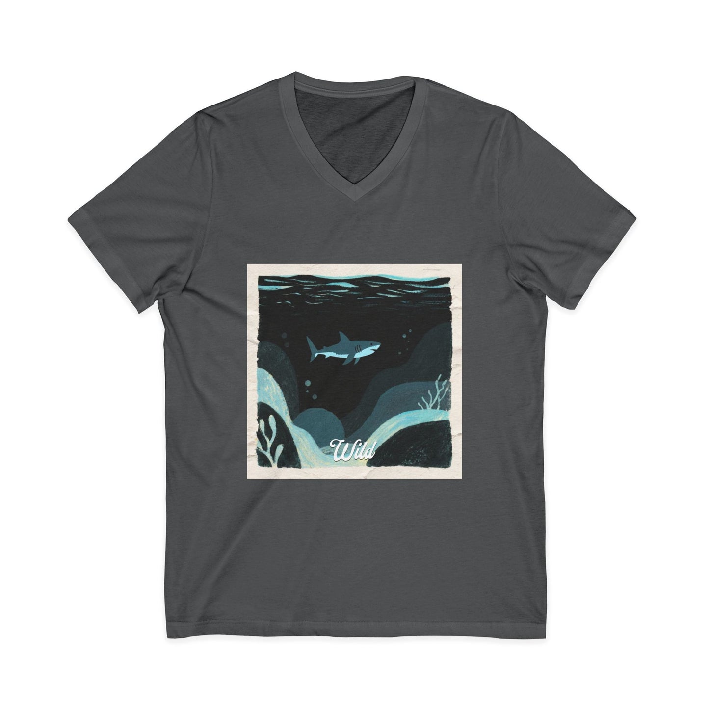 V • Shark V-Neck Tee - Wild