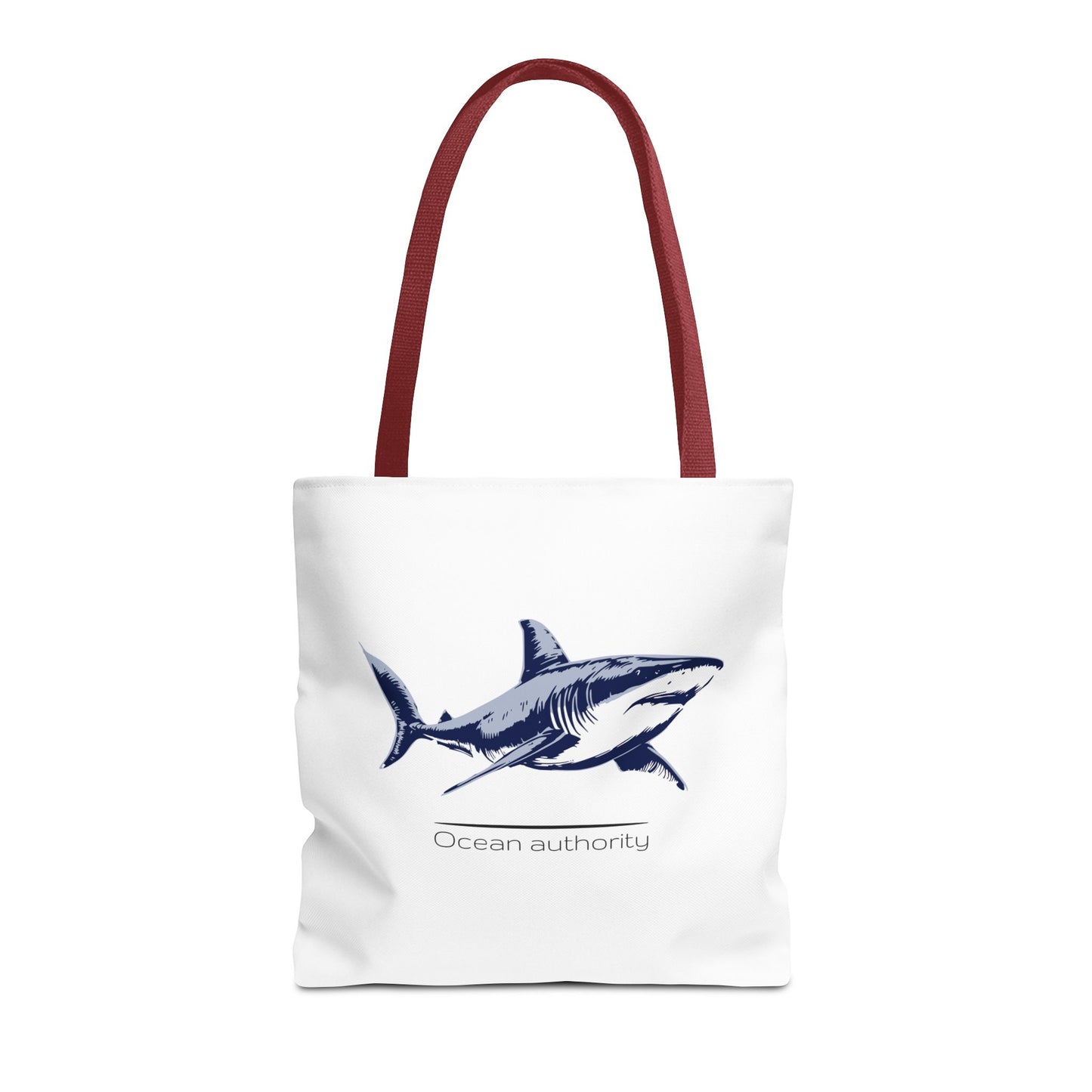 Shark Tote Bag — 'Ocean Authority' & 'Unleash Your Shark' Printed Tote