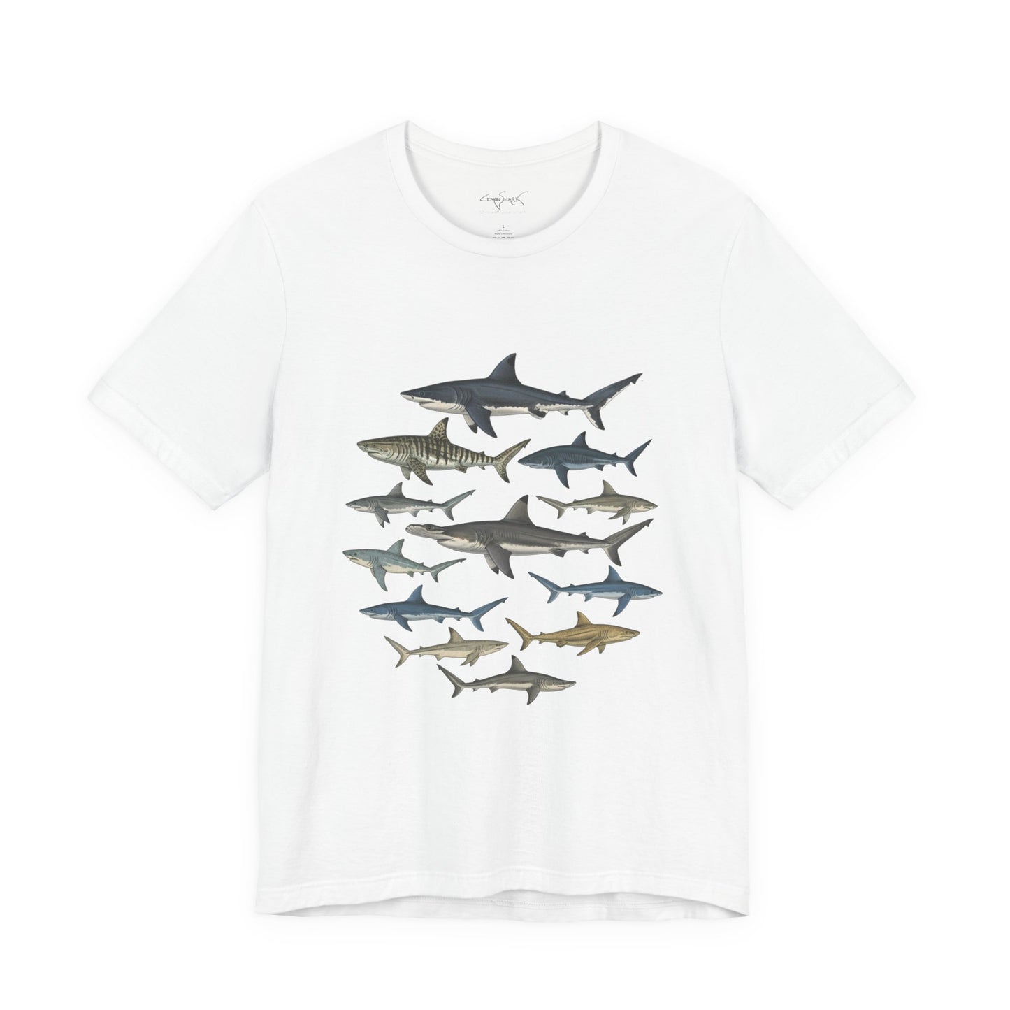 Shark Tee - Ocean's Twelve (Shark List on Back)