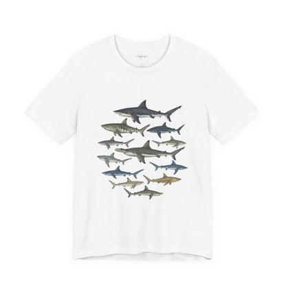 Shark Tee - Ocean's Twelve (Shark List on Back)