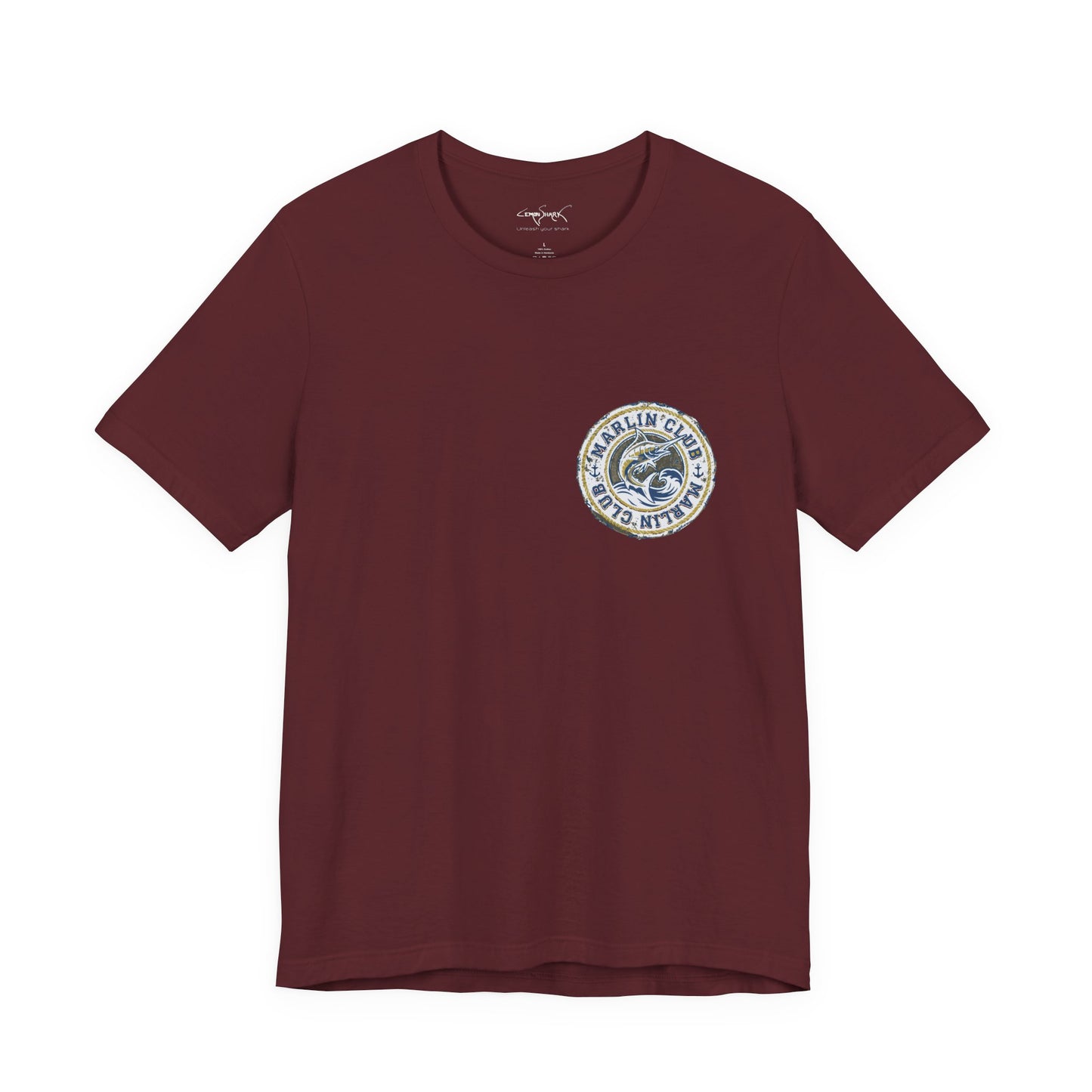 Marlin Club Tee - Back Image (Small Badge on Front)