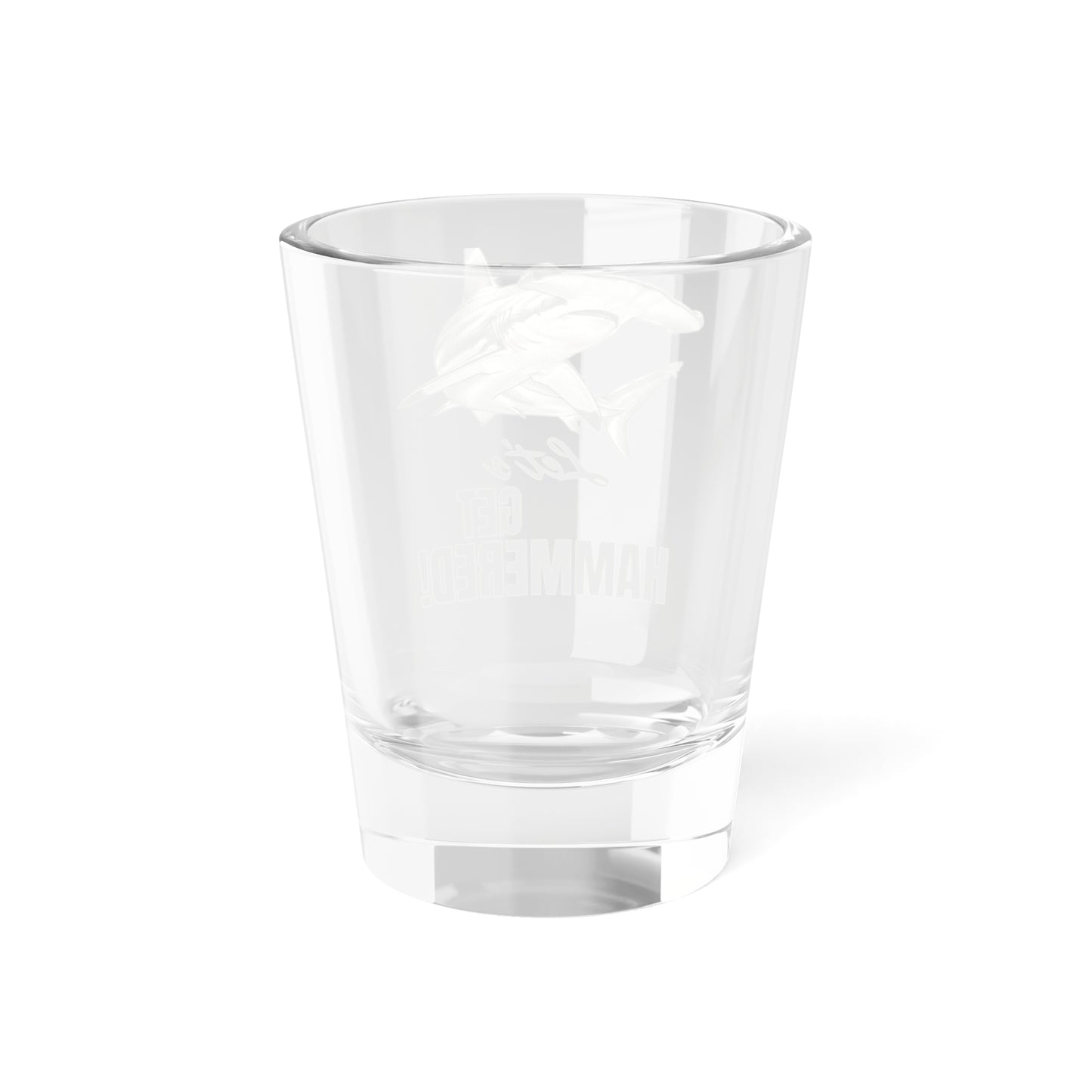 Hammerhead Shark Shot Glass – “Let’s Get Hammered!” 1.5oz Party Shooter
