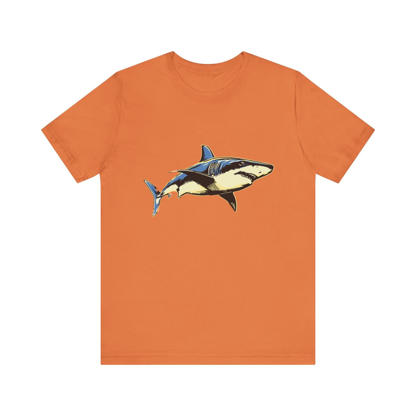 Vintage Great White Shark Graphic Unisex Jersey Tee
