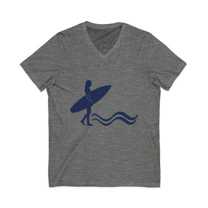 •V• Surfer V-Neck Tee - Silhouette