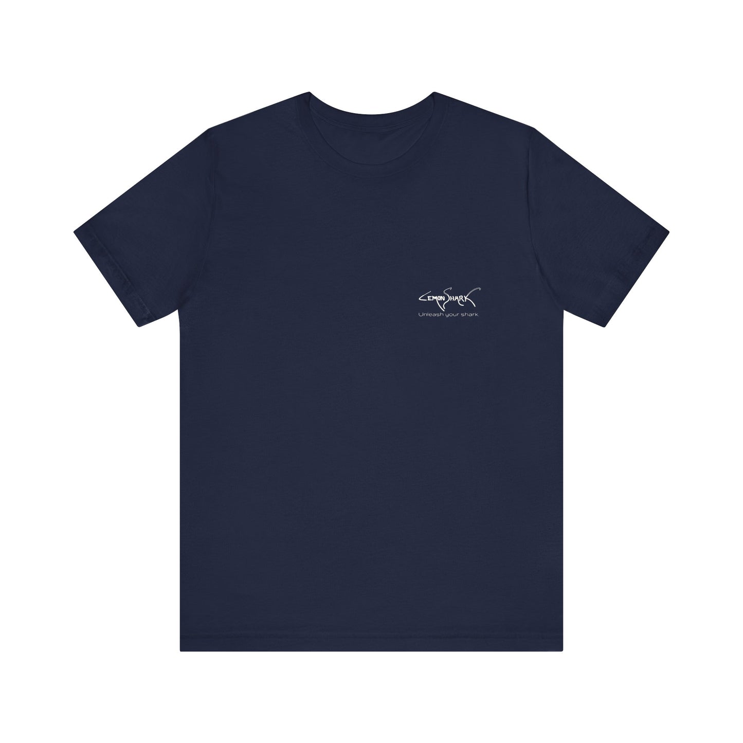 Blue Shark "Apex Mindset" Graphic Unisex Jersey Tee (graphic on back)