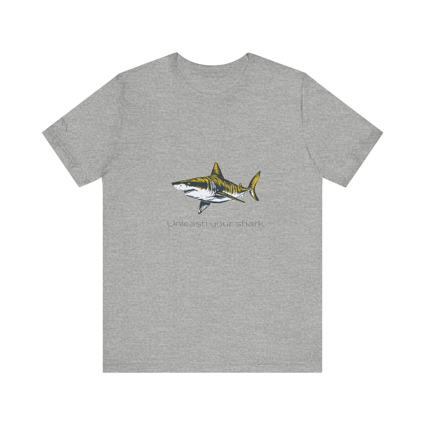 Tiger Shark "Unleash your shark" Graphic Unisex Jersey Tee