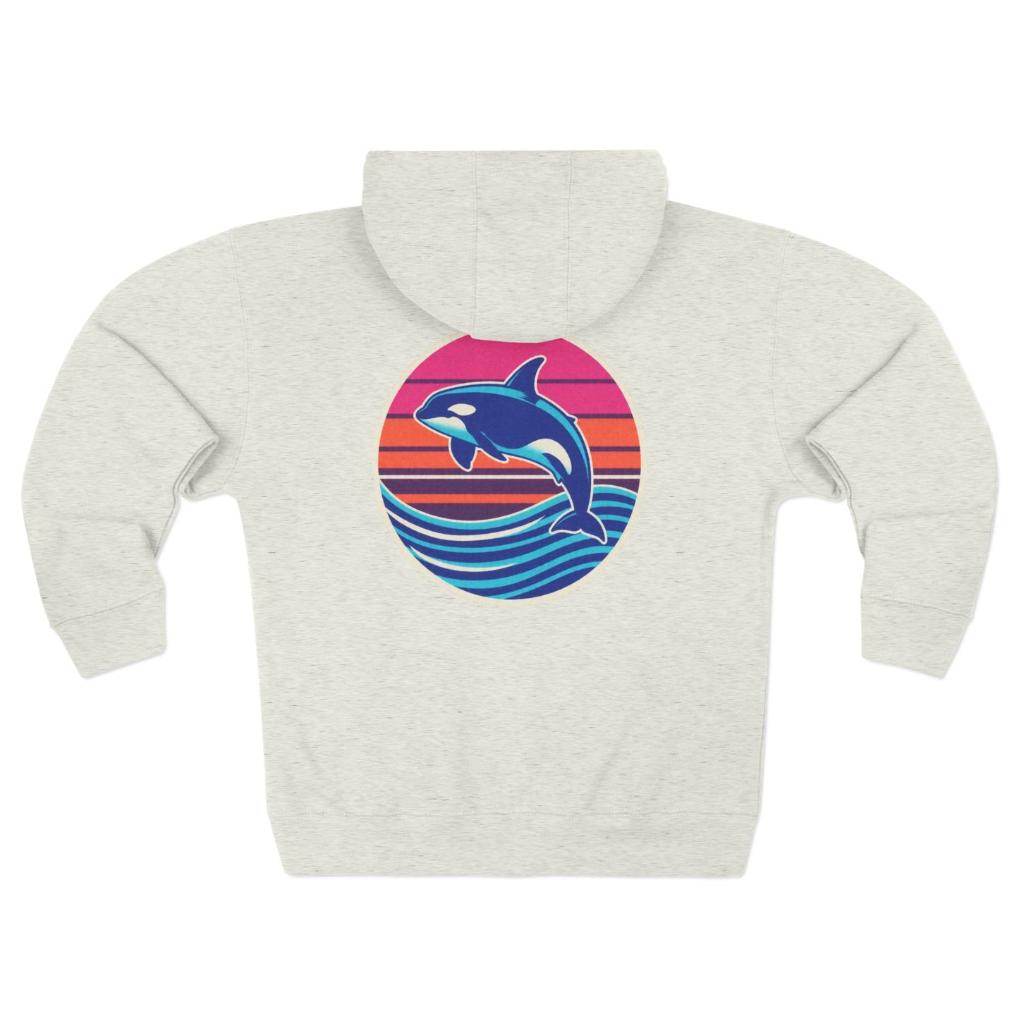 Orca Zip Hoodie — Retro Orca