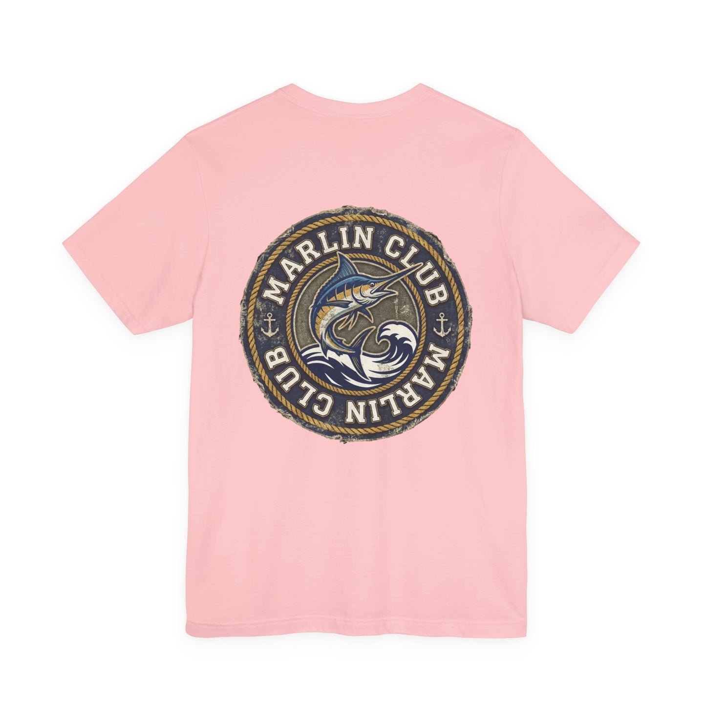 Marlin Club Tee - Back Image (Small Badge on Front)