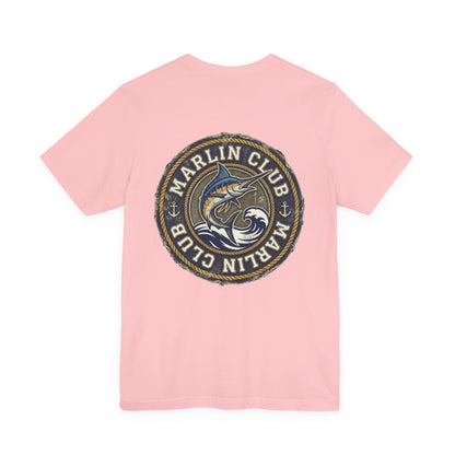 Marlin Club Tee - Back Image (Small Badge on Front)