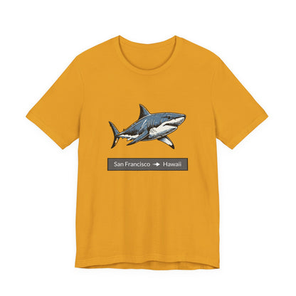 Shark Tee - San Francisco to Hawaii