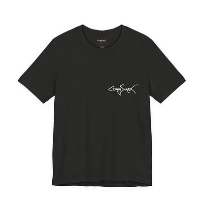 Flying Fish Woodblock Tee - Wave (Back IMage, Front Logo)