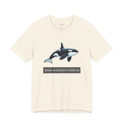 Orca Tee - Migration "Alaska to Southern California"